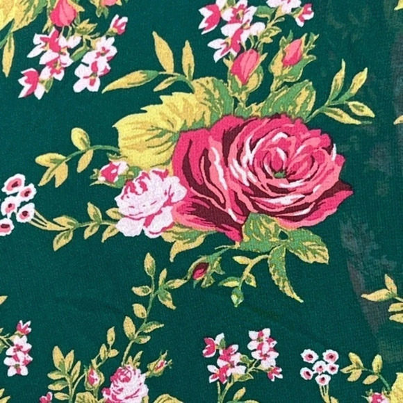 Lily Rose Juniors' Plus Size Lily Rose High-Low Floral Midi Dress size XXL - Picture 9 of 11